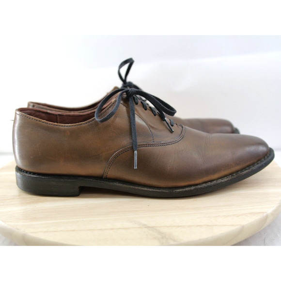 Allen Edmonds Carlyle Plain Toe Oxford Dress Shoes Dark Brown Men\'s 9.5‎ D main image 7